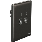 Schneider Electric 施耐德電氣 NUX32TVFMM_SS UNICA X 兩位電視/收音機天線插座 (炫星銀)